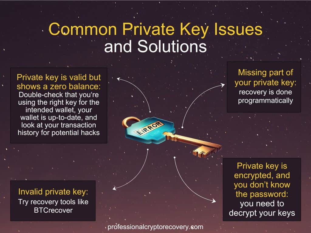 Private Key Issues and Solutions