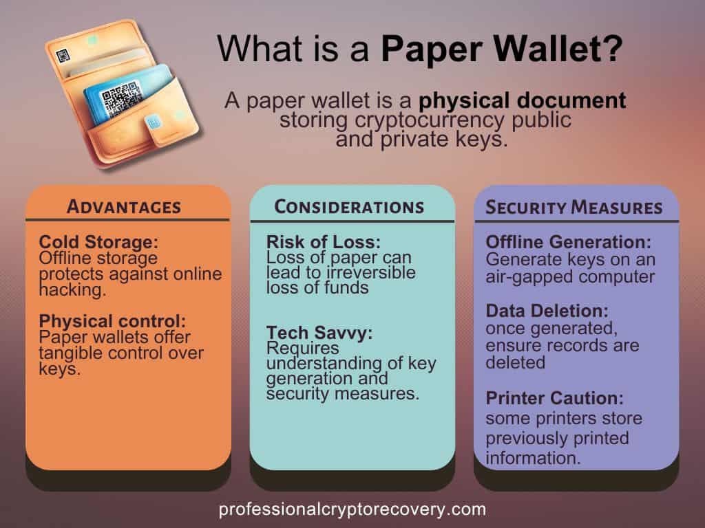 What is a paper wallet?