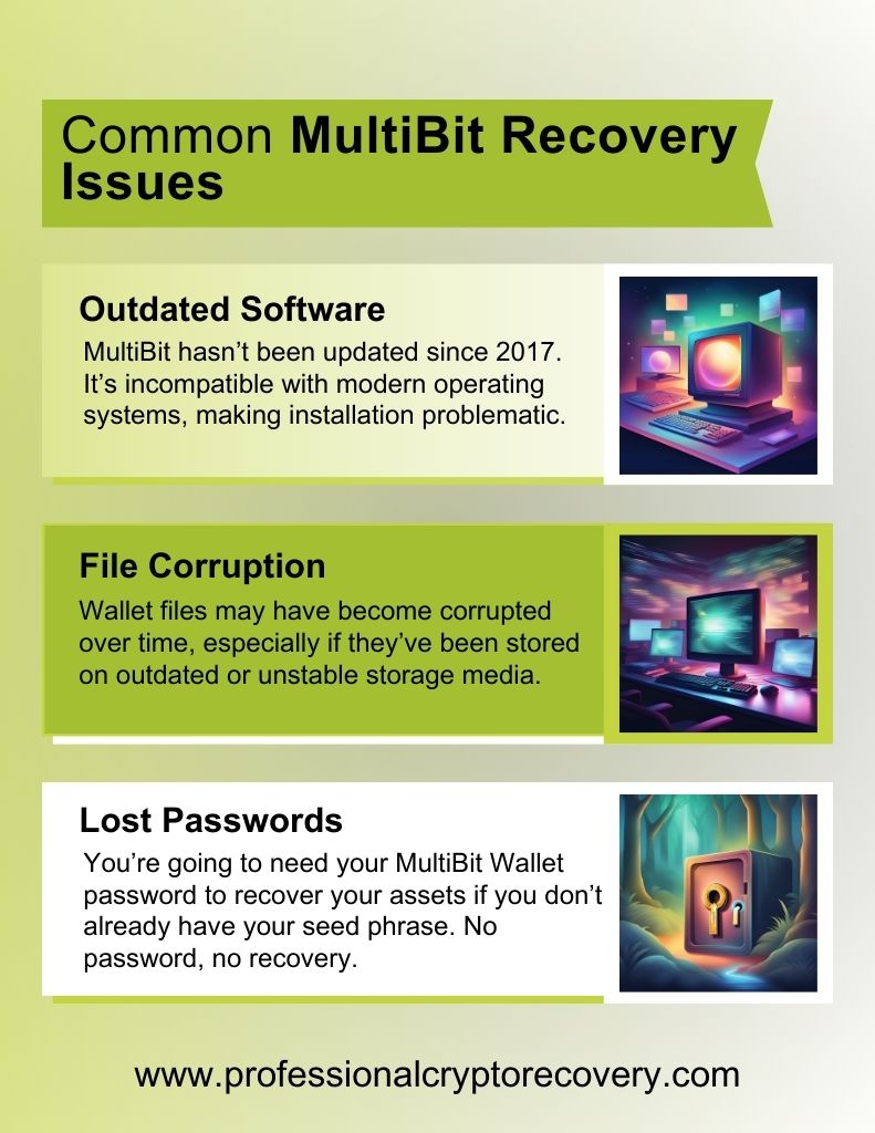 Common MultiBit Recovery Issues