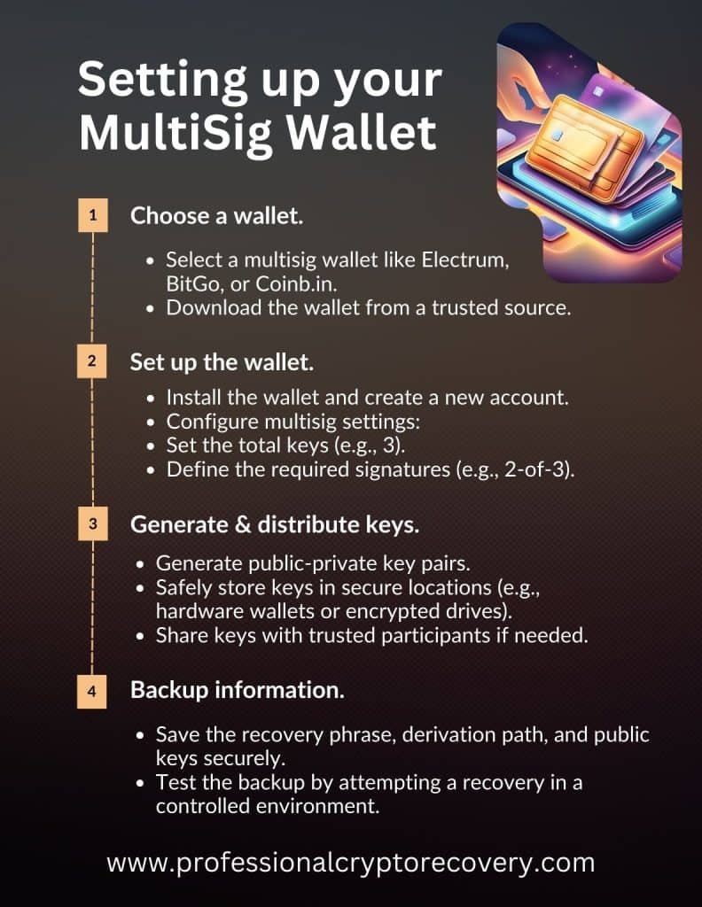 Setting up a multisig wallet